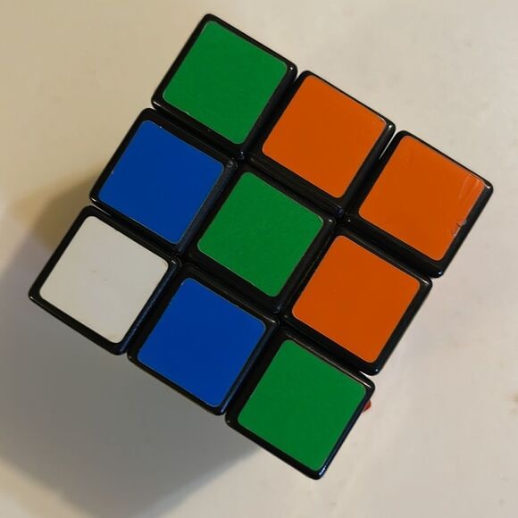 Rubix Cube Not Vintage Minor Damage to Stickers - Picture 3 of 8